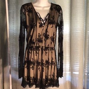 Women’s lace romper, one piece